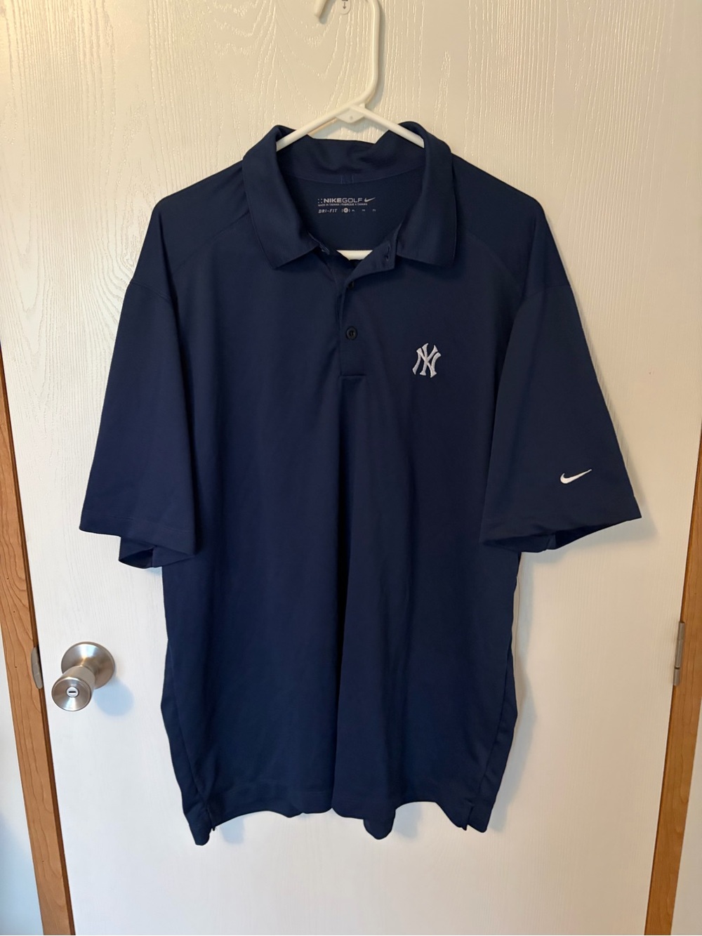 Nike Golf New York Yankees Performance Polo SZ XL Dri-Fit